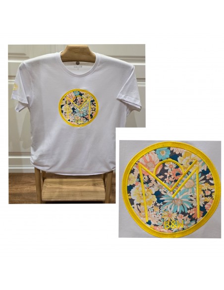Camiseta M/C Mujer "Colección Flores" Mod.67