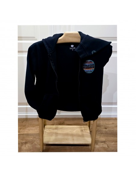 Sudadera de niño unisex con capucha y cremallera "Colección Firma" Mod. 41