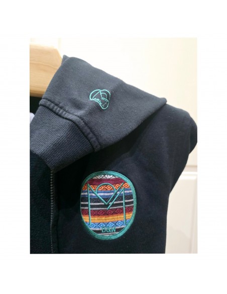 Sudadera de niño unisex con capucha y cremallera "Colección Firma" Mod. 41