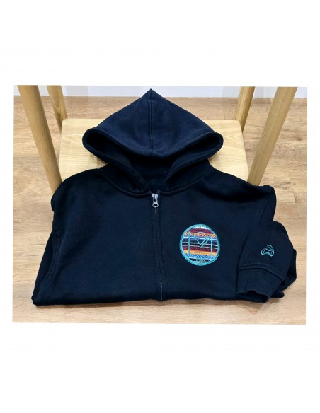 Sudadera de niño unisex con capucha y cremallera "Colección Firma" Mod. 41
