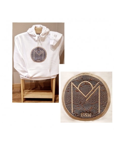 Sudadera Unisex "Colección Polipiel Cocodrilo" Mod.74