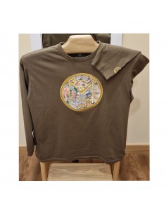 Camiseta de M/L Unisex "Colección Flores" Mod.67