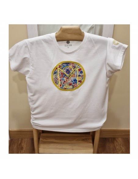 Camiseta M/C Unisex "Colección Flores" Mod.34