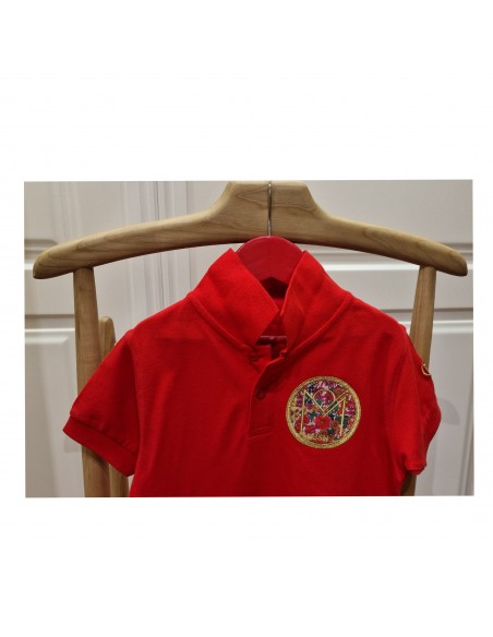 Polo de M/C Unisex de niñ@ "Colección Flores" Mod. 59