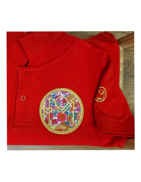 Polo de M/C Unisex de niñ@ "Colección Flores" Mod. 59