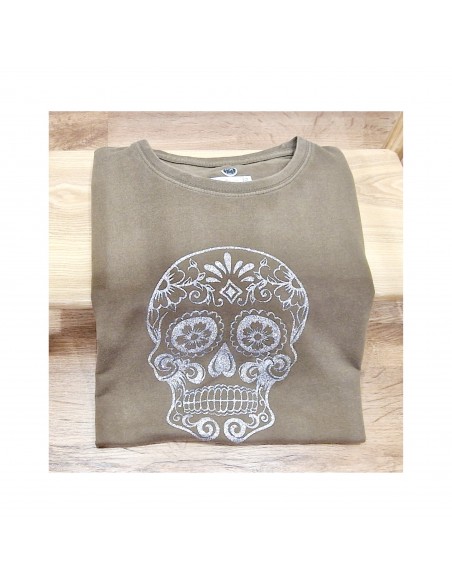 Camiseta M/C Unisex "Colección Catrina" Mod. Glitter