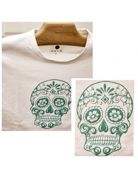 Camiseta M/C Unisex "Colección Catrina" Mod. Glitter